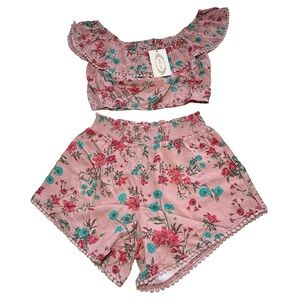 NWT Joyfolie Mia Joy Jennylee Set Misty Rose Size 14